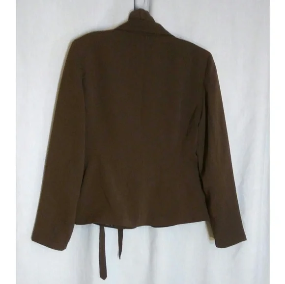 NOWT Chadwick's Brown Fully Lined Blazer Sz 14 - Picture 5 of 8